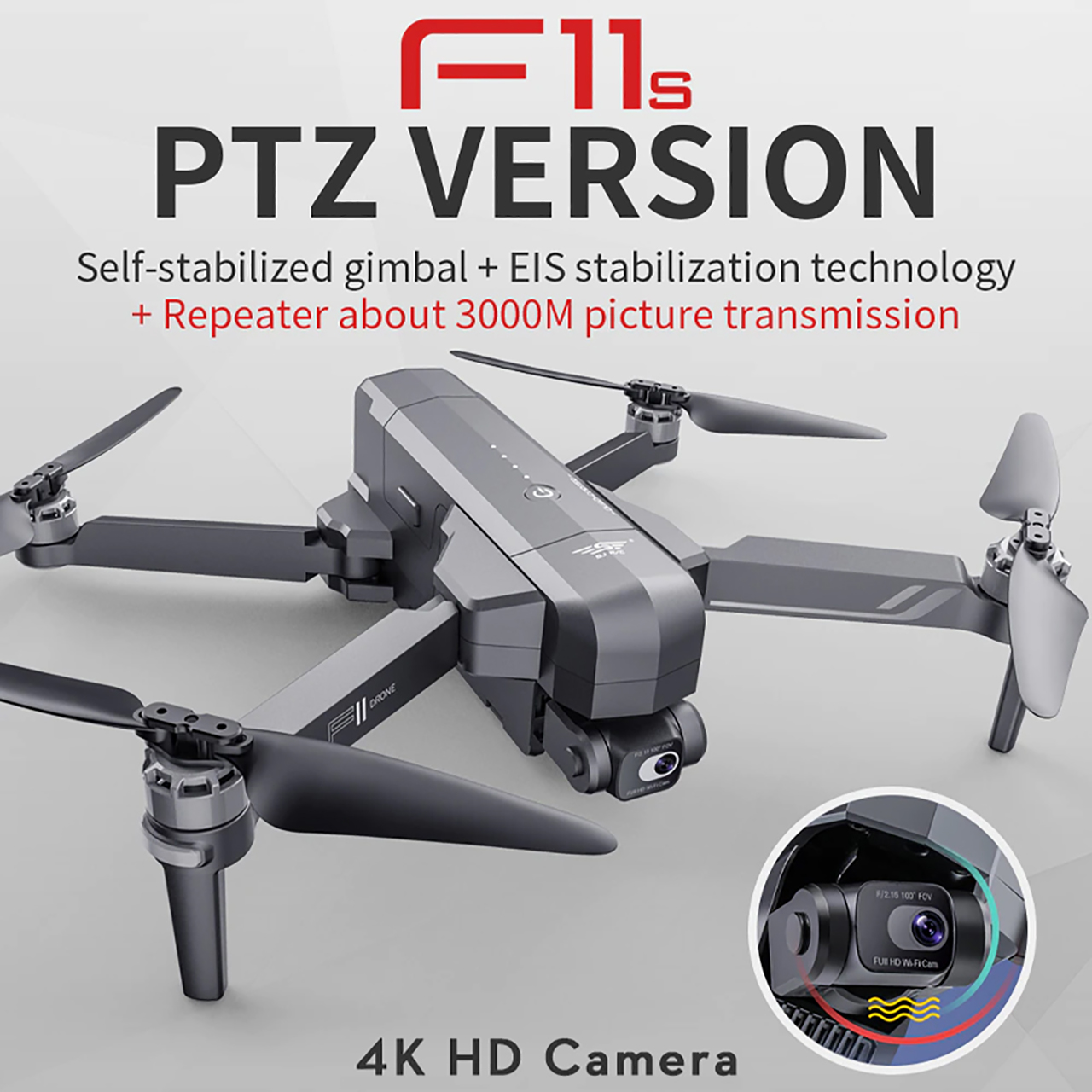 Flycam SJRC F11S 4K PRO Gimbal Chống Rung 2 Trục Và Chống Rung Điện Tử EIS Camera 4K Siêu Nét 18 Flycam SJRC F11S 4K Pro 6