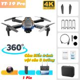  Flycam YT19 Pro 2023 Giá Rẻ Thiết Kế Tránh Vật Cản 3 Hướng Camera 4K Chất Lượng Cao 