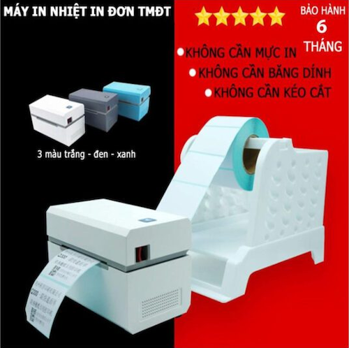 TOP 3 MÁY IN GIÁ RẺ CHẤT LƯỢNG TẠI VINET 5 Máy in đơn hàng các trang TMĐT đa năng Q300 là dòng máy in nhiệt mini khô giấy A7 hoặc nhỏ hơn