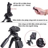  Gậy Tripod 3 Chân Yunteng VCT-5208 Kết Nối Bluetooth Cho Điện Thoại, Máy Ảnh Tặng Kèm Remote 