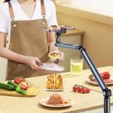  Giá Đỡ Điện Thoại L58 Bằng Kim Loại Và Nhôm Chắc Chắn Kèm Remote Tiện Dụng Xoay 360 Độ, Hỗ Trợ Livestream Quay Video 