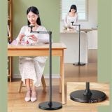  Giá Đỡ Điện Thoại L58 Bằng Kim Loại Và Nhôm Chắc Chắn Kèm Remote Tiện Dụng Xoay 360 Độ, Hỗ Trợ Livestream Quay Video 