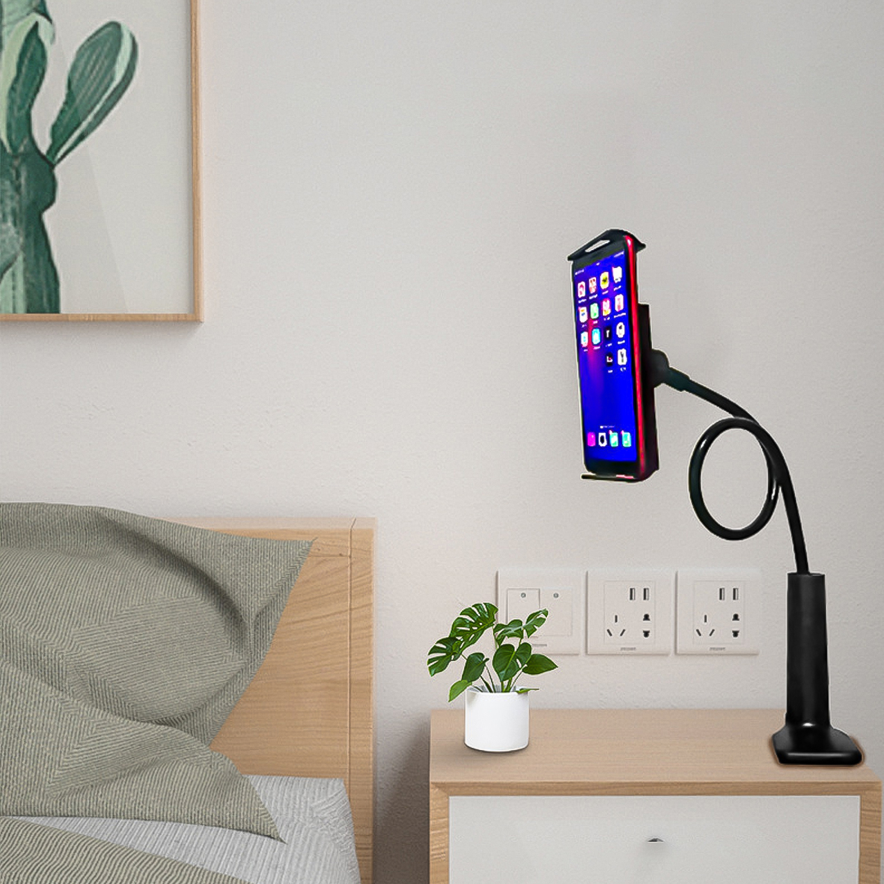 Giá Đỡ Kẹp Điện Thoại Ipad Máy Tính Bảng Xoay 360 Độ Chắc Chắn,Có Thể Uốn Mọi Kiểu 15 gia do kep dien thoai may tinh bang 4