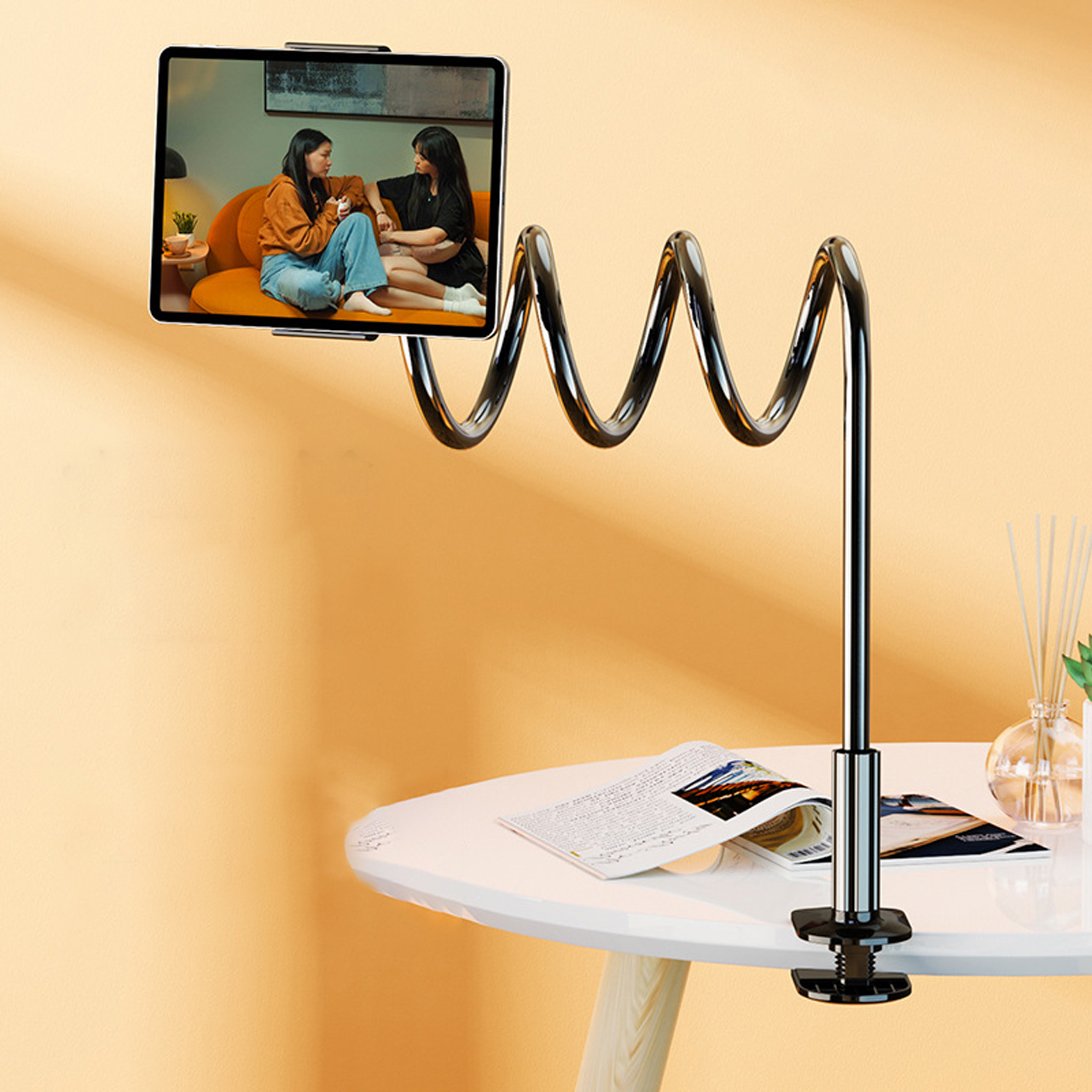 Giá Đỡ Kẹp Điện Thoại Ipad Máy Tính Bảng Xoay 360 Độ Chắc Chắn,Có Thể Uốn Mọi Kiểu 12 gia do kep dien thoai may tinh bang 5