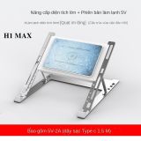  Giá Đỡ Laptop Có Quạt Tản Nhiệt H1 Sạc Type C 