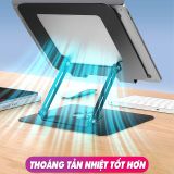  Giá Đỡ A16 Cho Laptop, Ipad, Điện Thoại Điều Chỉnh Độ Cao, Xoay 360 Độ Dễ Dàng 
