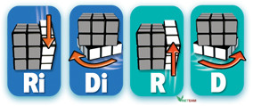 Cách giải Rubik 3x3 không cần công thức nhanh nhất 58 Cách giải Rubik 3x3 không cần công thức