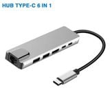  Bộ Sạc Nhiều Cổng USB-C PD RJ45 Gigabit Ethernet 4K 