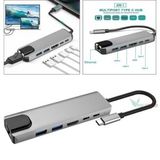  Bộ Sạc Nhiều Cổng USB-C PD RJ45 Gigabit Ethernet 4K 