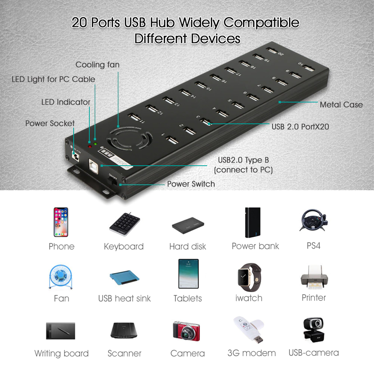 HUB CHIA 20 CONG USB SIPOLAR 11