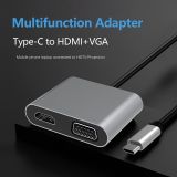  Bộ Cáp Chuyển Đổi Type-c Sang HDMI VGA Hỗ Trợ Chất Lượng Cao 4K 