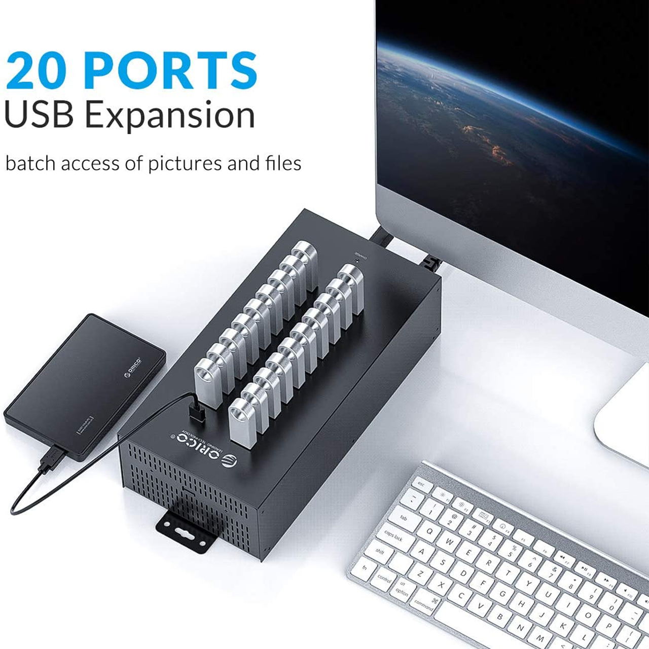 Bộ Chia Hub 20 Cổng USB 2.0 ORICO IH20P-BK Sử Dụng Nhiều Thiết Bị USB Cùng Lúc Rất Tiện Lợi 10 Bộ Chia Hub 20 Cổng USB 2.0 ORICO IH20P-BK Sử Dụng Nhiều Thiết Bị USB Cùng Lúc Rất Tiện Lợi