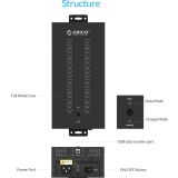 Bộ Chia Orico IH30P-EU-BK 30 Cổng USB 2.0 Giúp Nâng Cao Hiệu Suất Kết Nối 