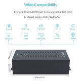  Bộ Chia Orico IH30P-EU-BK 30 Cổng USB 2.0 Giúp Nâng Cao Hiệu Suất Kết Nối 