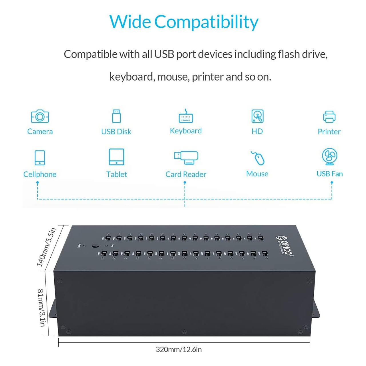 Hub USB 30 Cong IH30P 4 1