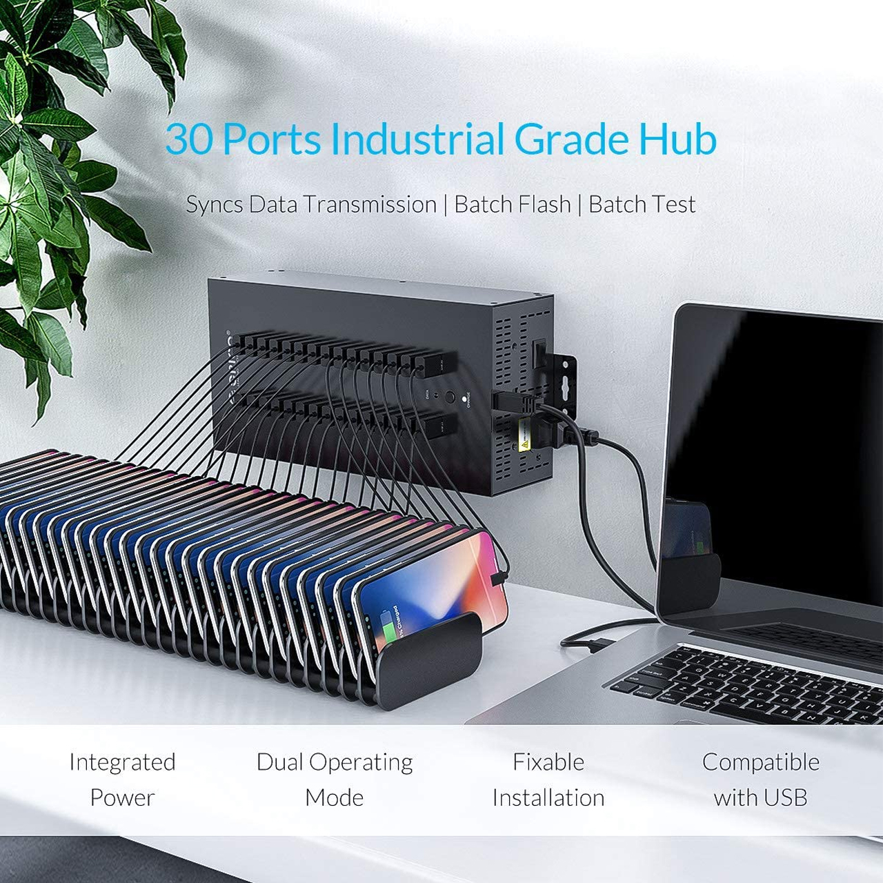 Bộ Chia Orico IH30P-EU-BK 30 Cổng USB 2.0 Giúp Nâng Cao Hiệu Suất Kết Nối 12 Bộ Chia Orico IH30P-EU-BK 30 Cổng USB 2.0 Giúp Nâng Cao Hiệu Suất Kết Nối