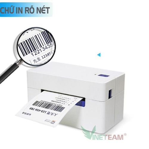 TOP 3 MÁY IN GIÁ RẺ CHẤT LƯỢNG TẠI VINET 4 Máy in nhiệt QR-368 có kích thước nhỏ, con lăn in chất lượng cao, in rõ ràng, sử dụng bằng cách cắm dây nguồn trực tiếp