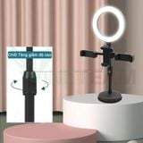  Kẹp Điện Thoại Livestream Có Đèn 3 Trong 1 (3 Kẹp + 1 Đèn) 
