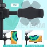  Kẹp Điện Thoại Livestream Có Đèn 3 Trong 1 (3 Kẹp + 1 Đèn) 