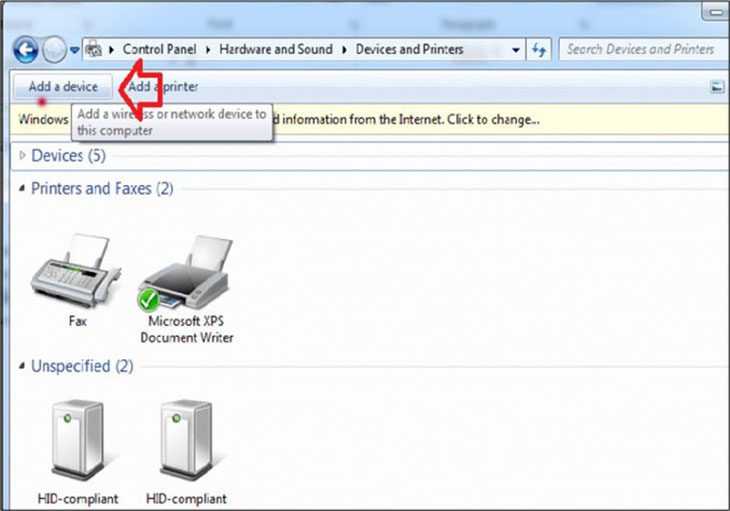 ket noi tai nghe bluetooth voi laptop vinet 10