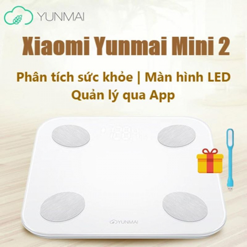 TOP 3 CÂN ĐIỆN TỬ BÁN CHẠY NHẤT TẠI VINETSHOP 5 Cân điện tử thông minh Xiaomi Yunmai Mini 2 có khả năng phân tích chỉ số cơ thể, hỗ trợ chăm sóc sức khỏe cho gia đình