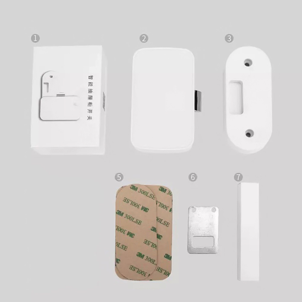 Ổ Khóa Ngăn Kéo Tủ Điện Tử Thông Minh Tuya T1 Điều Khiển Từ Xa Hỗ Trợ qua APP 