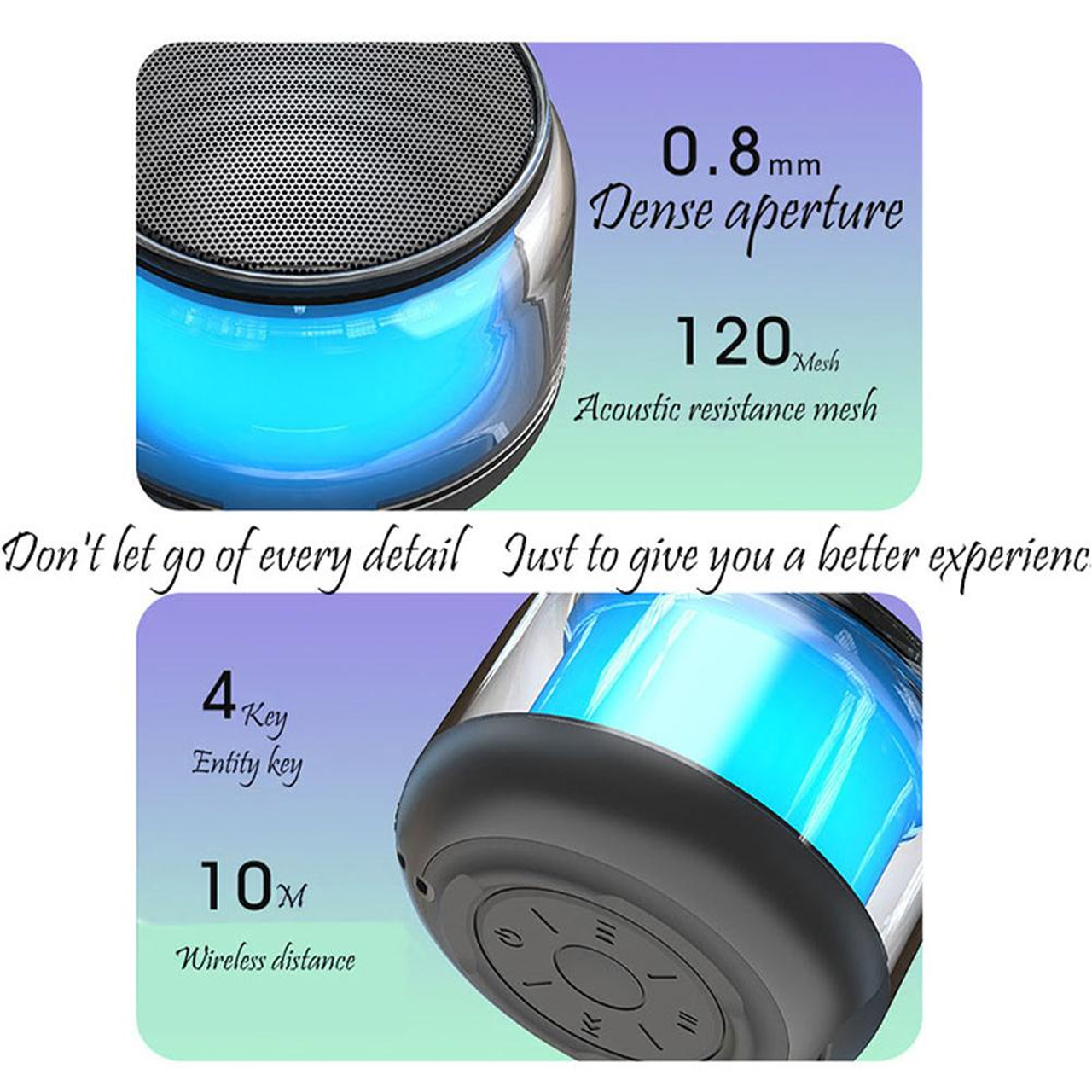 loa bluetooth mini led S300 4