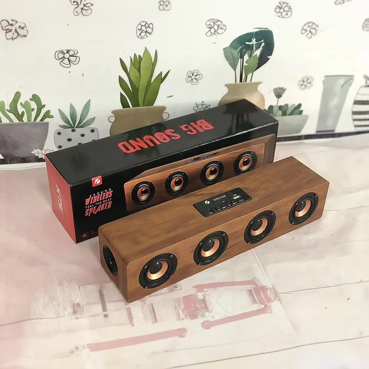Loa go sieu bass bluetooth KTS 1108 8
