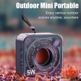  Loa Mini Cầm Tay DW12 Bluetooth 3.0 Có Dây Đeo Kiểu Dáng Nhỏ Gọn Dễ Thương 