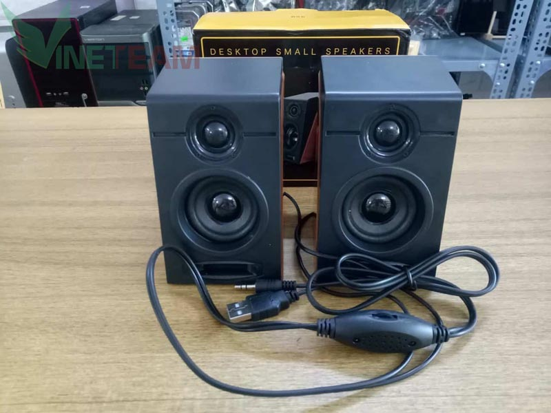 Loa vi tính 2.0 giả gỗ S950 – âm thanh hifi, công suất 6W 7 loa-vi-tinh-2-0-gia-go