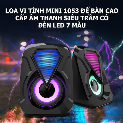 TOP 2 LOA VI TÍNH ĐÁNG MUA NHẤT HIỆN NAY 5 Loa vi tính mini E-1053