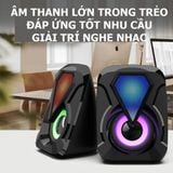  Loa Máy Tính Vi Tính Mini E-1053 Để Bàn Cao Cấp  Led 7 Màu 