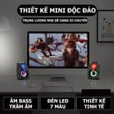  Loa Máy Tính Vi Tính Mini E-1053 Để Bàn Cao Cấp  Led 7 Màu 