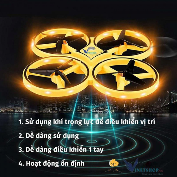 TOP 5 Máy Bay Điều Khiển Từ Xa Pin Lâu Nhất 2022 27 Máy bay điều khiển từ xa Firefly Drone bằng cử chỉ tay