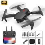  Flycam E88 Máy Bay Không Người Lái Giá Rẻ Có Điều Khiển Từ Xa Drone 4k , 2 Camera 4K Tặng Kèm Túi Đựng 