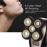  Máy cạo râu điện 5 đầu có thể sạc lại 