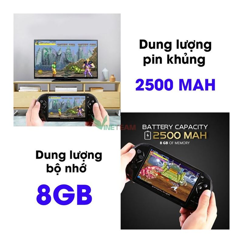 Máy chơi game cầm tay X9