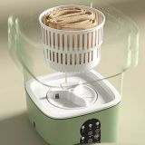  Máy Giặt Mini  Cho Bé Có Thể Gấp Gọn 6L Tự Vắt Khô, Khử Khuẩn Bằng Ánh Sáng Xanh 