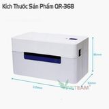  Máy In nhiệt Mini Khổ A7 QR-368 