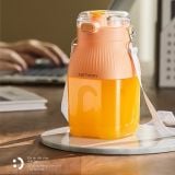  Máy Xay Sinh Tố Cầm Tay Mini Sạc Tích Điện Đa Năng Nhỏ Gọn Tặng Kèm Quai Xách Dung Tích 1000ml 
