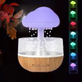  Máy Khuếch Tán Tinh Dầu Và Tạo Độ Ẩm LED Đổi Màu Hình Nấm Mưa 