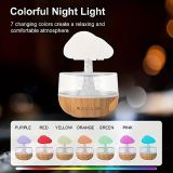  Máy Khuếch Tán Tinh Dầu Và Tạo Độ Ẩm LED Đổi Màu Hình Nấm Mưa 
