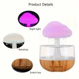  Máy Khuếch Tán Tinh Dầu Và Tạo Độ Ẩm LED Đổi Màu Hình Nấm Mưa 