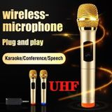  Bộ 2 Micro Karaoke Không Dây J.I.Y E9 Sóng UHF 