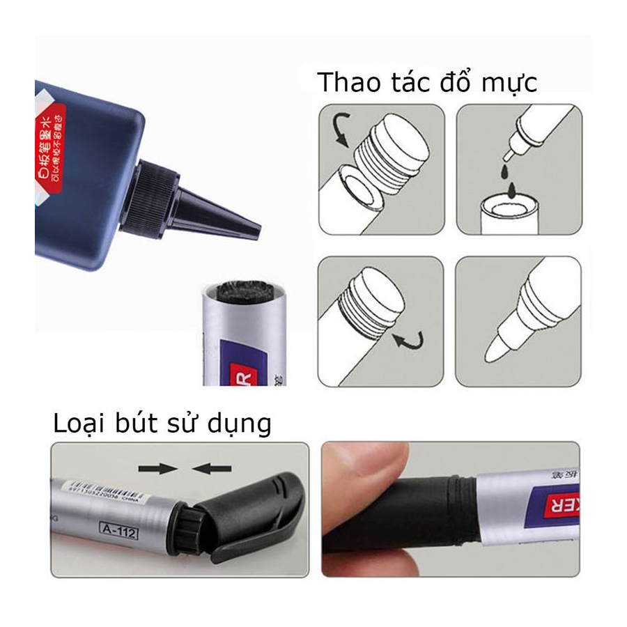 mực bút dạ bảng