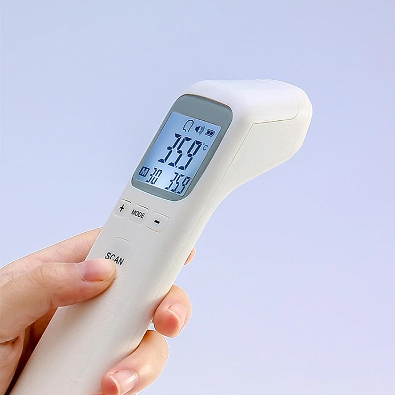 Nhiệt Kế Điện Tử Hồng Ngoại CK-T1502 Đo Thân Nhiệt, Nhiệt Độ Phòng, Nước, Sữa Cho Bé Tiện lợi, Chính Xác