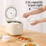  Nồi Cơm Điện Mini CHANGHONG  2.5L Nấu Cháo, Hầm Xương Đa Năng Nhỏ Gọn Tinh Tế 