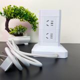  Ổ Cắm Điện Đa Năng Hình Tháp Nhiều Tầng 8 Ổ Hiệu Suất Cao, Tải Lên Đến 2500W 