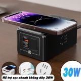  Ổ Cắm Sạc Nhanh Không Dây Cổng Type C Cho Điện Thoại Thông Minh 30w 