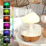  Máy Khuếch Tán Tinh Dầu Và Tạo Độ Ẩm LED Đổi Màu Hình Nấm Mưa 